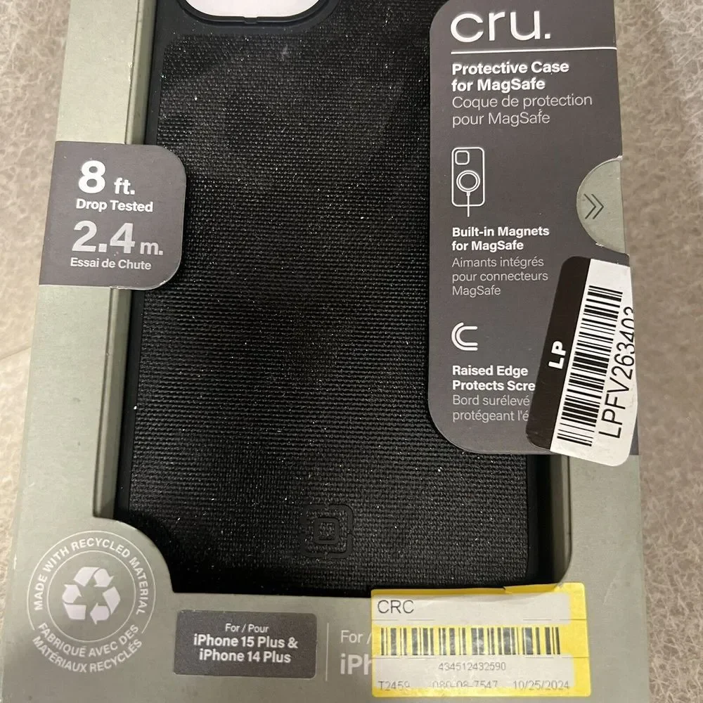 Incipio cru. Apple iPhone 15 Plus/14 Plus Protective Case with MagSafe BlackCamo